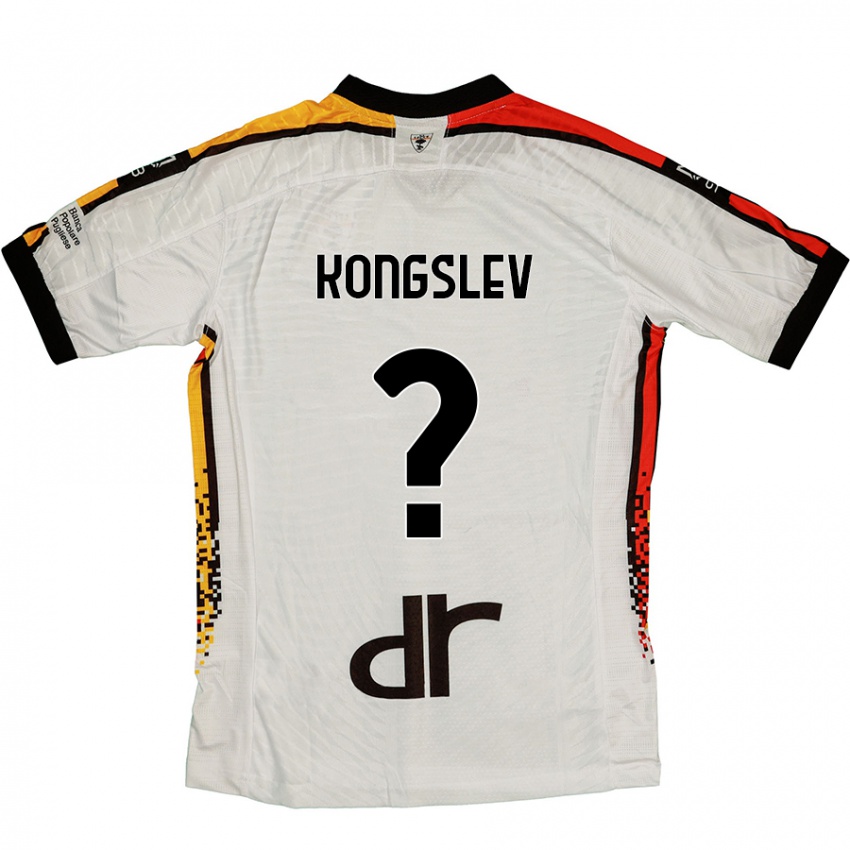 Homem Camisola Frederik Kongslev #0 Preto Branco Alternativa 2024/25 Camisa