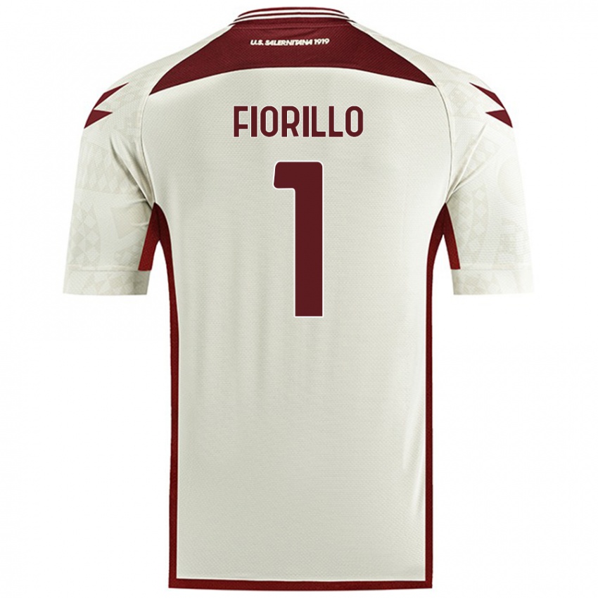 Homem Camisola Vincenzo Fiorillo #1 Cor Do Creme Alternativa 2024/25 Camisa