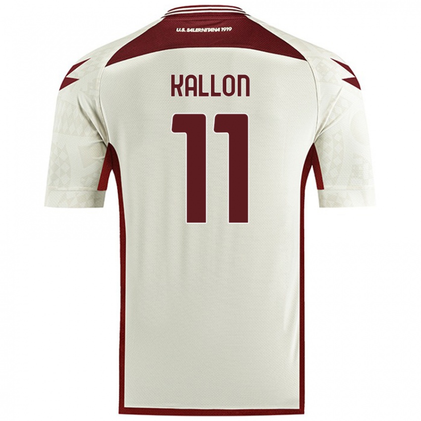 Homem Camisola Yayah Kallon #11 Cor Do Creme Alternativa 2024/25 Camisa