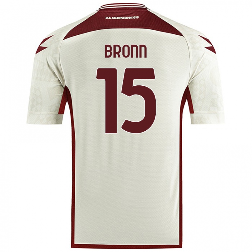 Homem Camisola Dylan Bronn #15 Cor Do Creme Alternativa 2024/25 Camisa