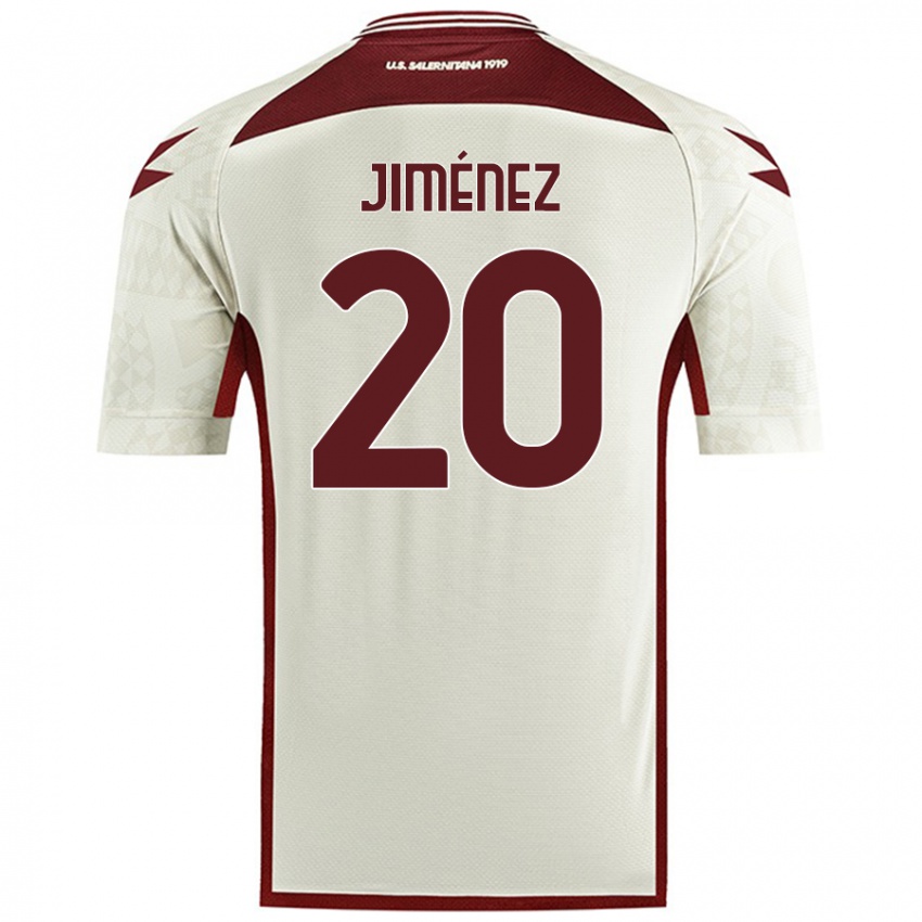 Homem Camisola Kaleb Jiménez #20 Cor Do Creme Alternativa 2024/25 Camisa