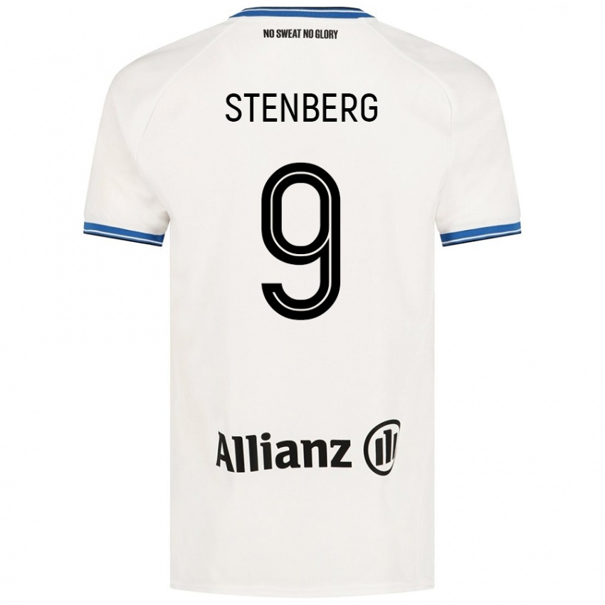 Homem Camisola Hanna Stenberg #9 Branco Alternativa 2024/25 Camisa