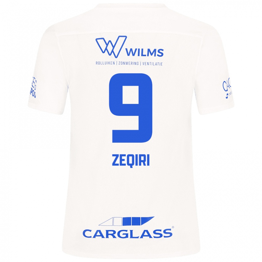 Homem Camisola Andi Zeqiri #9 Branco Alternativa 2024/25 Camisa