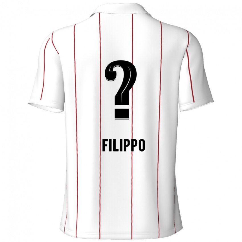 Homem Camisola Niels Filippo #0 Preto Branco Alternativa 2024/25 Camisa