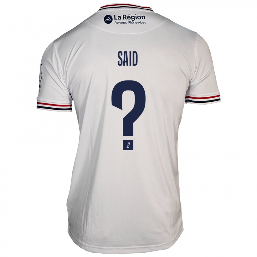 Homem Camisola Amine Saïd #0 Branco Alternativa 2024/25 Camisa