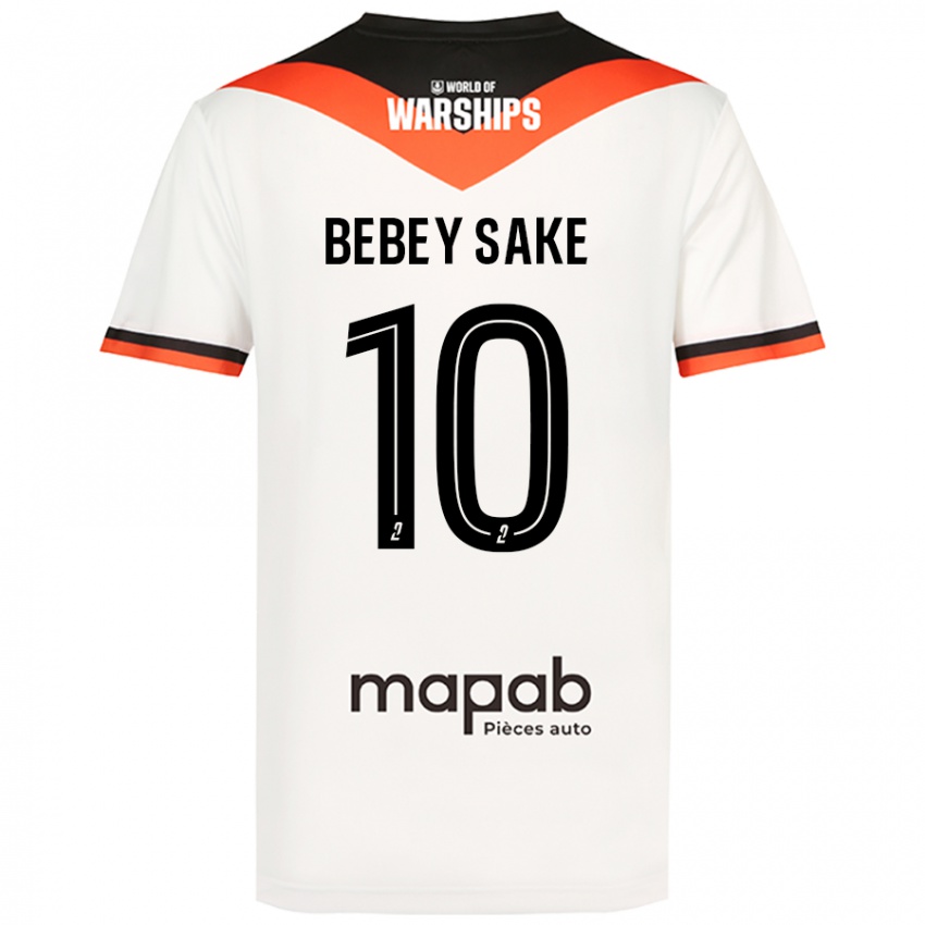 Homem Camisola Mattéo Bebey Sake #10 Branco Alternativa 2024/25 Camisa