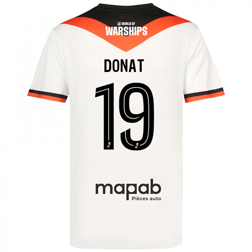 Homem Camisola Noa Donat #19 Branco Alternativa 2024/25 Camisa