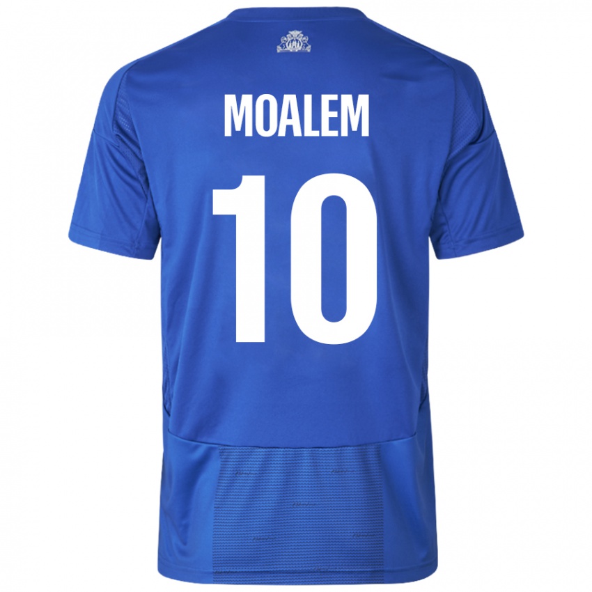 Homem Camisola Jonathan Moalem #10 Azul Branco Alternativa 2024/25 Camisa