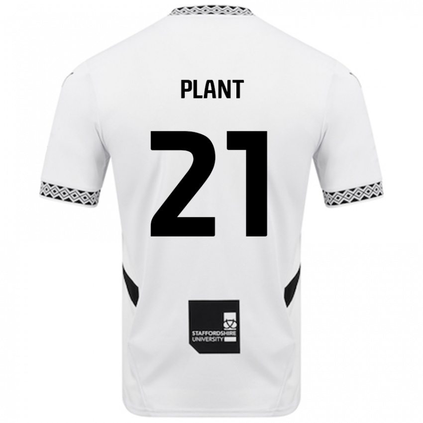 Mulher Camisola James Plant #21 Branco Principal 2024/25 Camisa