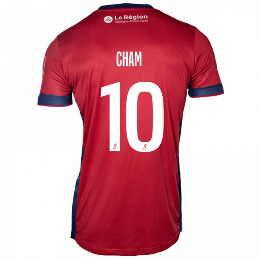 Mulher Camisola Muhammed Cham #10 Ligeiro Bordeaux Principal 2024/25 Camisa