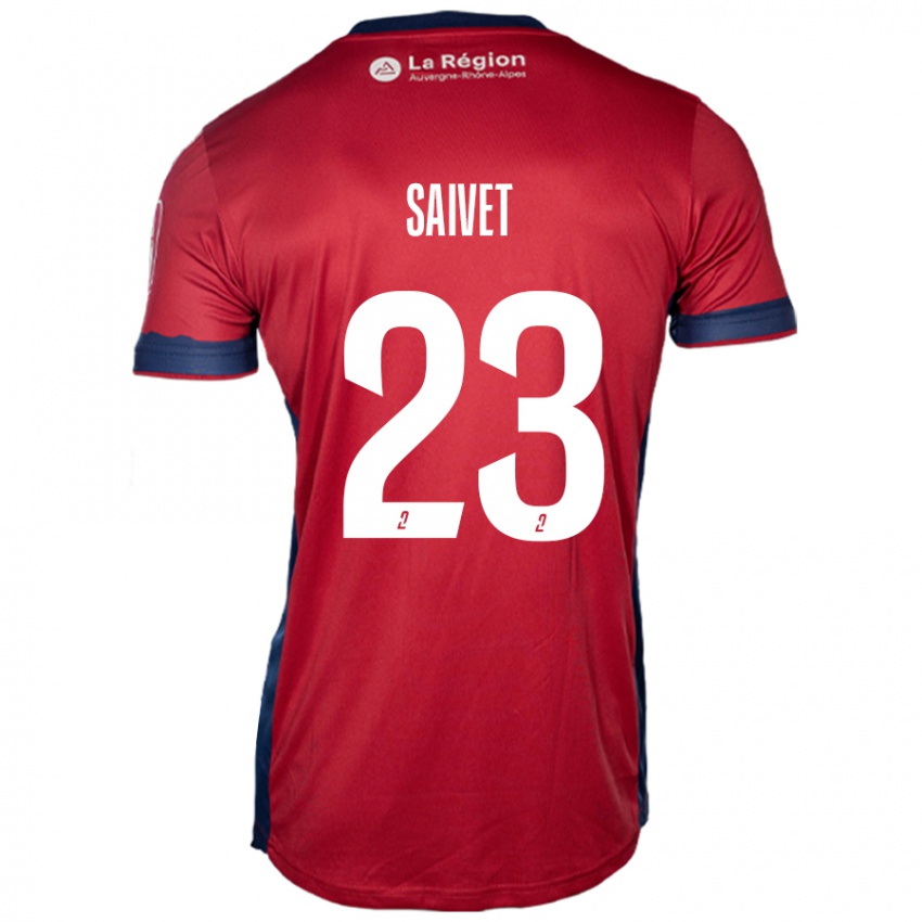 Mulher Camisola Henri Saivet #23 Ligeiro Bordeaux Principal 2024/25 Camisa