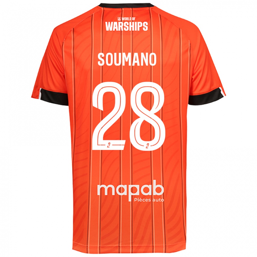 Mulher Camisola Sambou Soumano #28 Laranja Principal 2024/25 Camisa