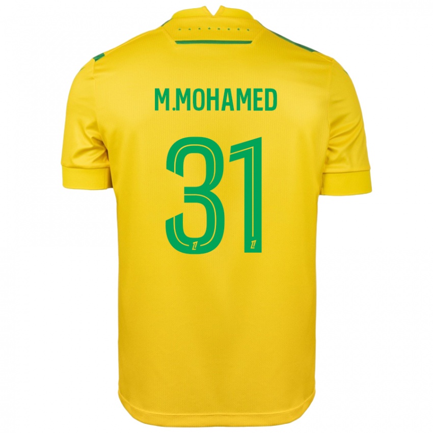 Mulher Camisola Mostafa Mohamed #31 Verde Amarelo Principal 2024/25 Camisa