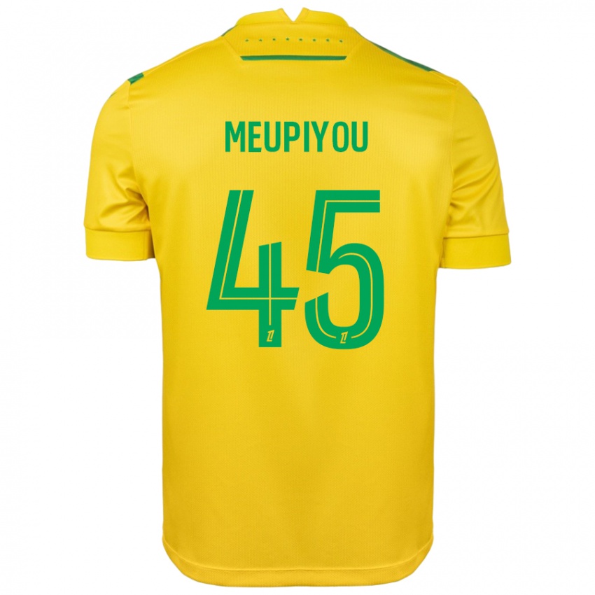 Mulher Camisola Bastien Meupiyou #45 Verde Amarelo Principal 2024/25 Camisa