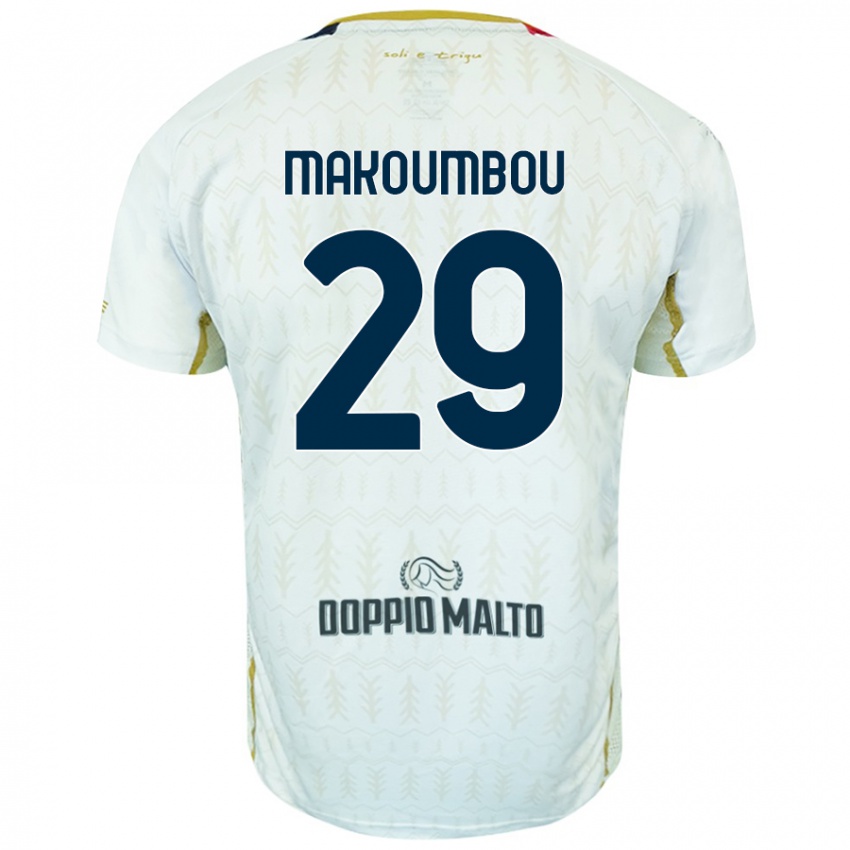 Mulher Camisola Antoine Makoumbou #29 Branco Alternativa 2024/25 Camisa