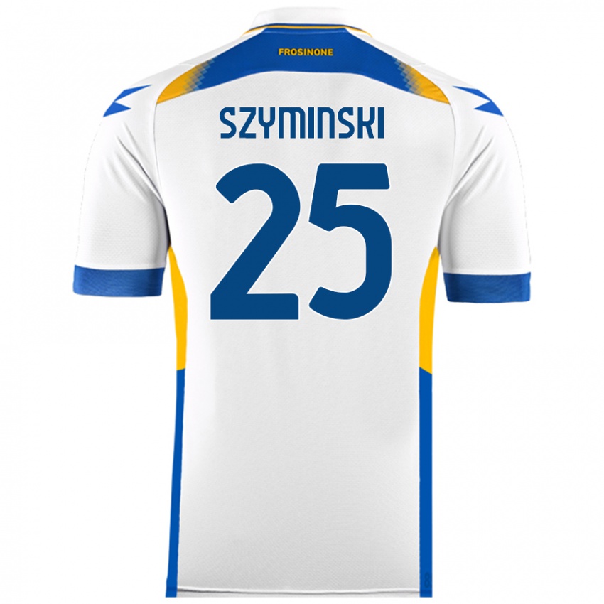 Mulher Camisola Przemyslaw Szyminski #25 Branco Alternativa 2024/25 Camisa