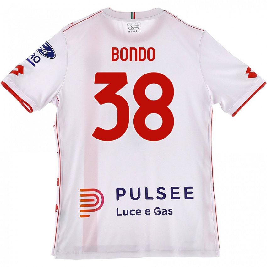 Mulher Camisola Warren Bondo #38 Branco Vermelho Alternativa 2024/25 Camisa