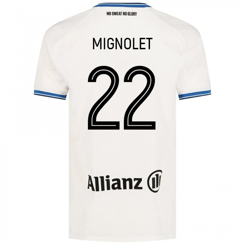 Mulher Camisola Simon Mignolet #22 Branco Alternativa 2024/25 Camisa