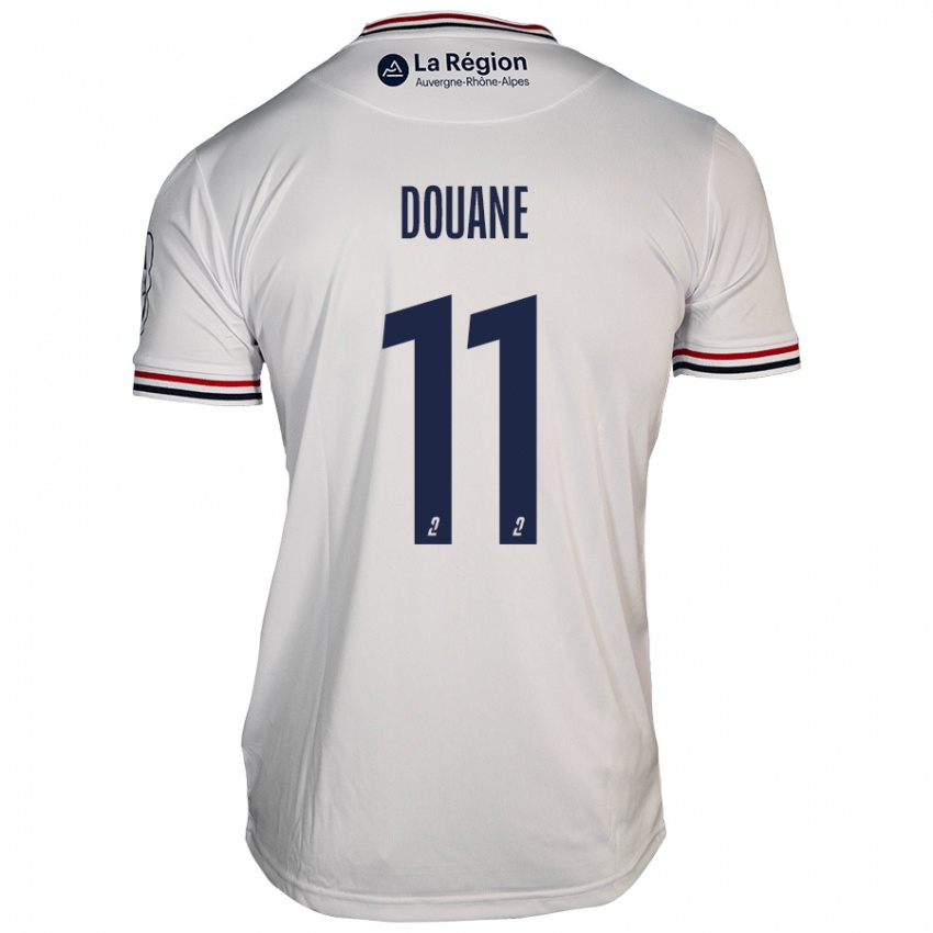 Mulher Camisola Maïdine Douane #11 Branco Alternativa 2024/25 Camisa