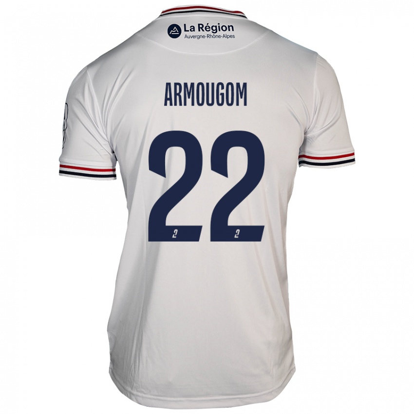 Mulher Camisola Yoël Armougom #22 Branco Alternativa 2024/25 Camisa