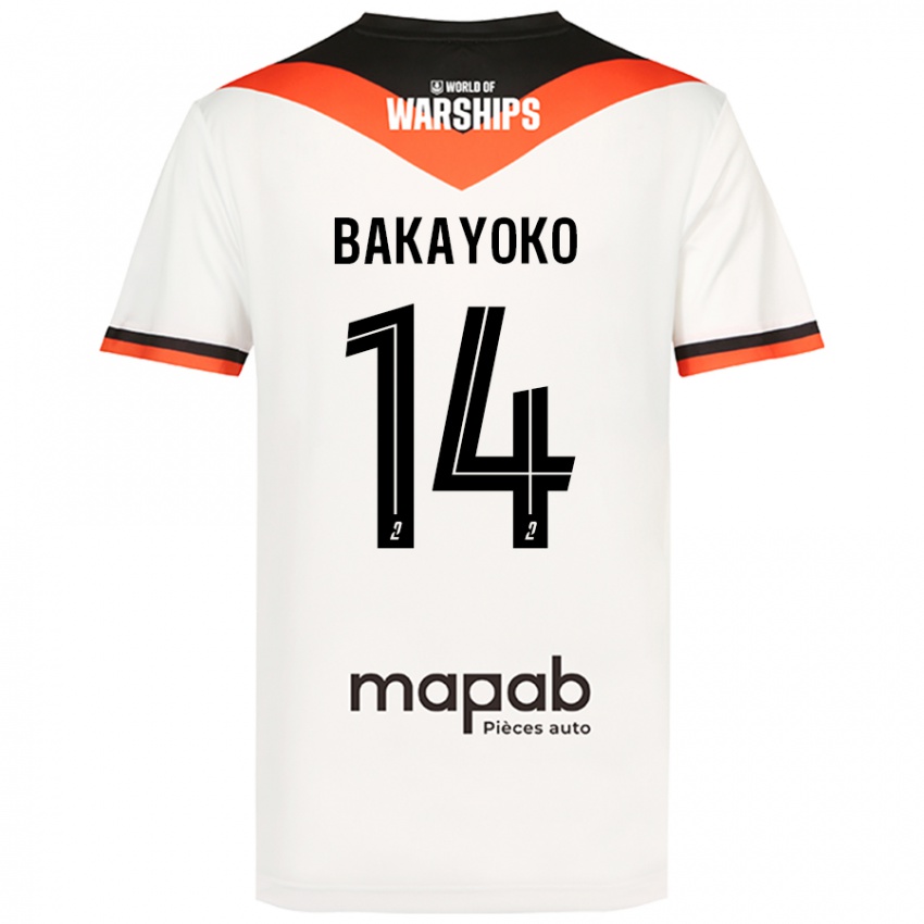 Mulher Camisola Tiemoué Bakayoko #14 Branco Alternativa 2024/25 Camisa