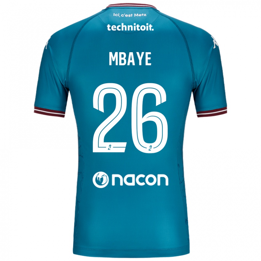 Mulher Camisola Malick Mbaye #26 Petrolo Bleu Alternativa 2024/25 Camisa