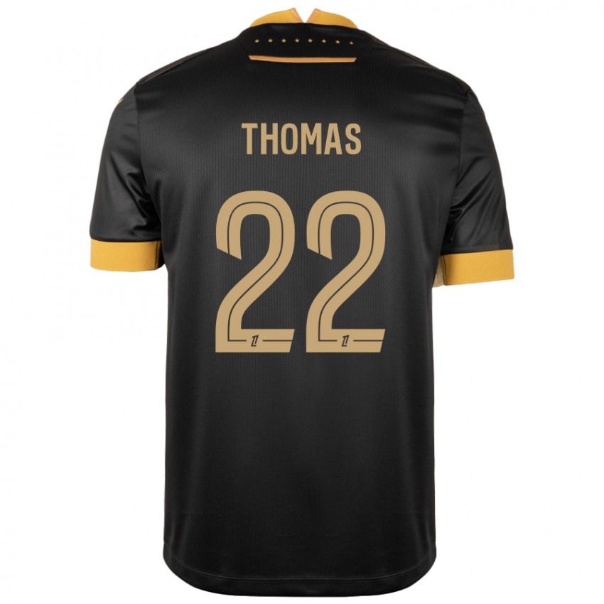 Mulher Camisola Sorba Thomas #22 Castanho Preto Alternativa 2024/25 Camisa