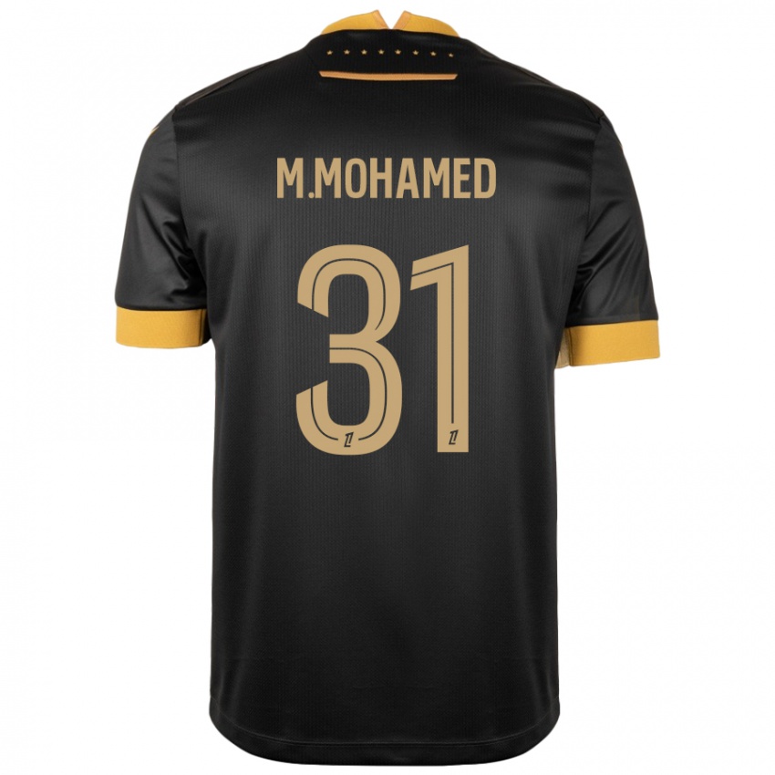 Mulher Camisola Mostafa Mohamed #31 Castanho Preto Alternativa 2024/25 Camisa