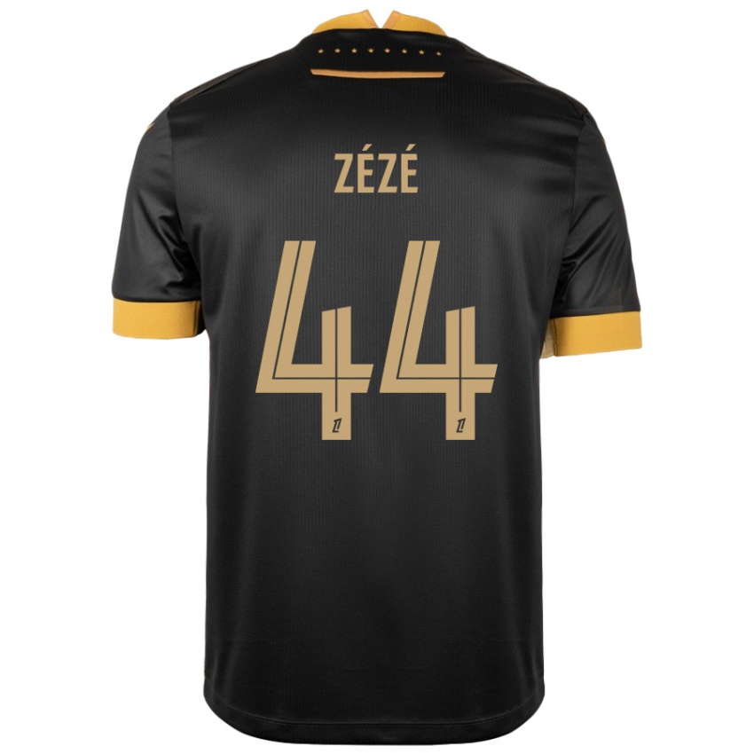 Mulher Camisola Nathan Zézé #44 Castanho Preto Alternativa 2024/25 Camisa