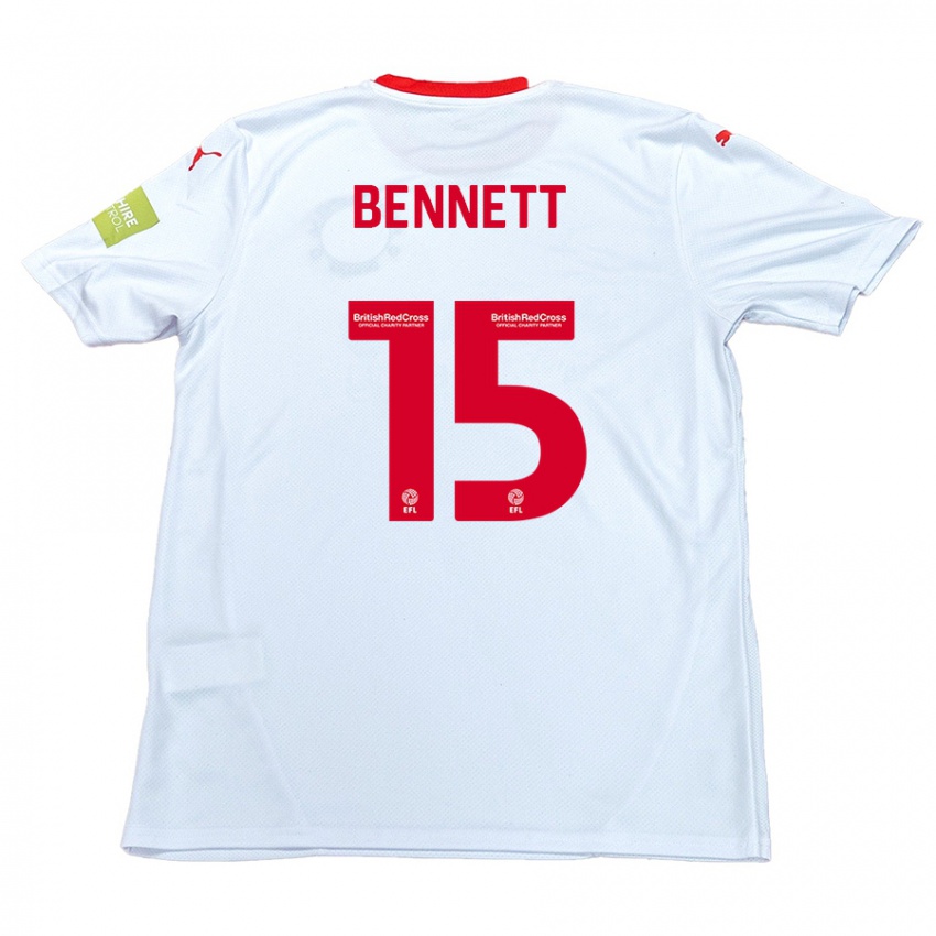 Criança Camisola Rhys Bennett #15 Branco Alternativa 2024/25 Camisa