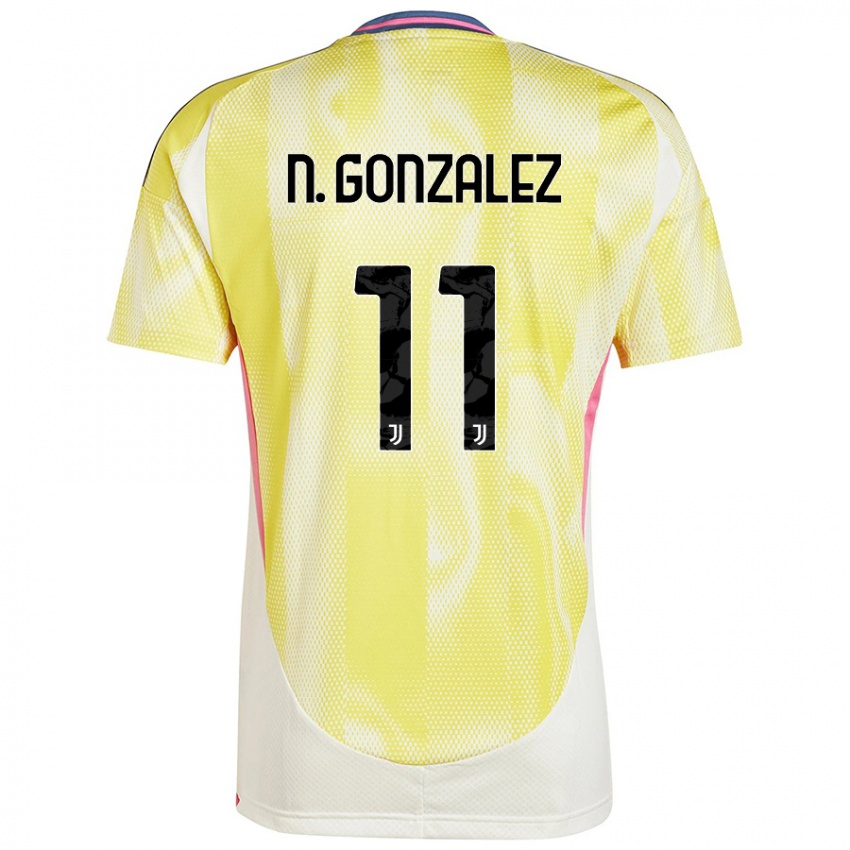 Homem Camisola Nicolas Gonzalez #11 Solar Amarelo Alternativa 2024/25 Camisa