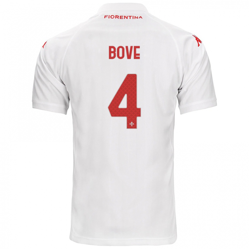 Homem Camisola Edoardo Bove #4 Branco Alternativa 2024/25 Camisa