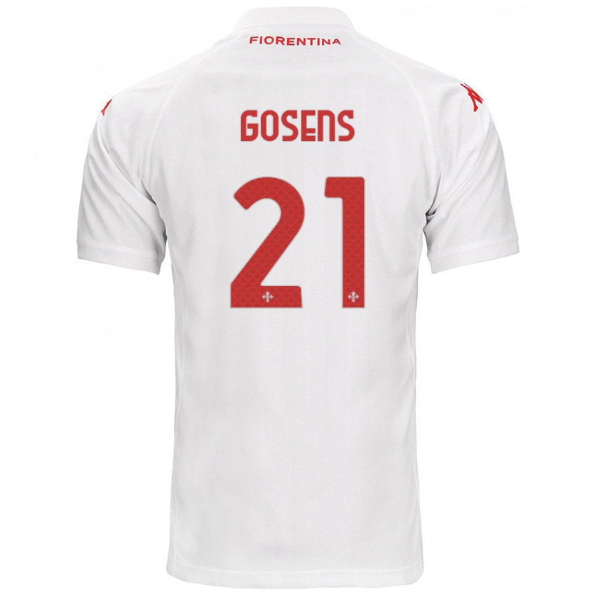 Homem Camisola Robin Gosens #21 Branco Alternativa 2024/25 Camisa