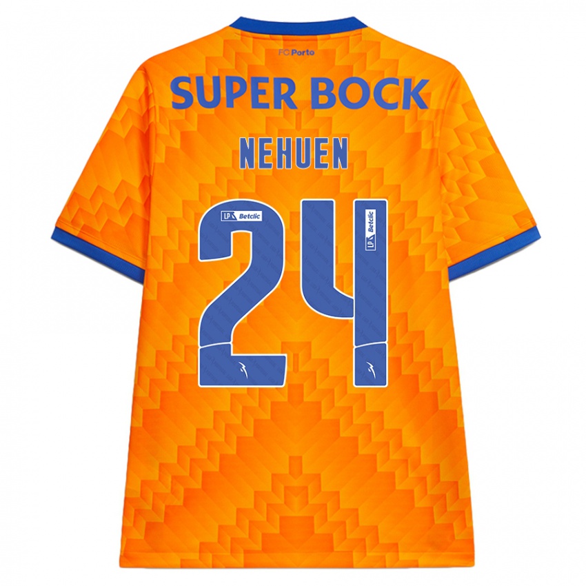 Homem Camisola Nehuén Pérez #24 Laranja Alternativa 2024/25 Camisa