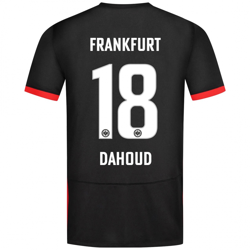 Mulher Camisola Mahmoud Dahoud #18 Preto Alternativa 2024/25 Camisa