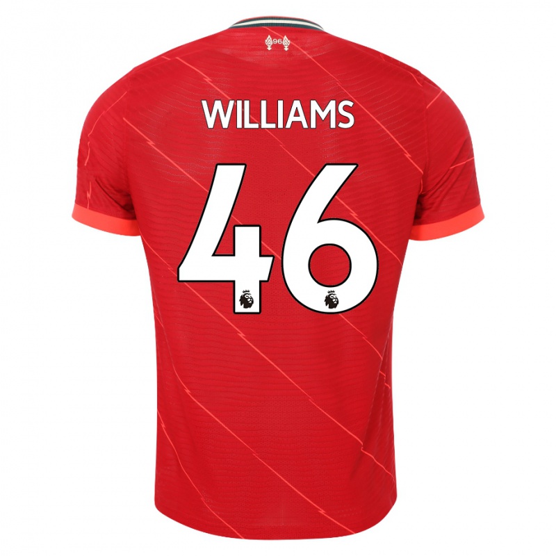Mulher Camisola Rhys Williams #46 Vermelho Principal 2021/22 Camisa