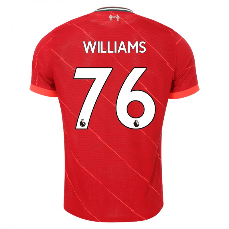 Mulher Camisola Neco Williams #76 Vermelho Principal 2021/22 Camisa