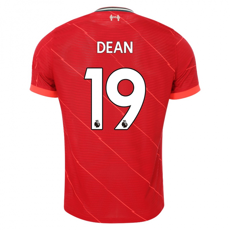 Mulher Camisola Rianna Dean #19 Vermelho Principal 2021/22 Camisa
