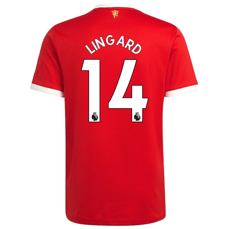 Mulher Camisola Jesse Lingard #14 Vermelho Principal 2021/22 Camisa