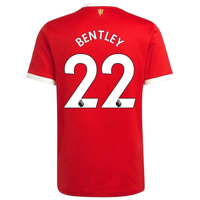 Mulher Camisola Fran Bentley #22 Vermelho Principal 2021/22 Camisa