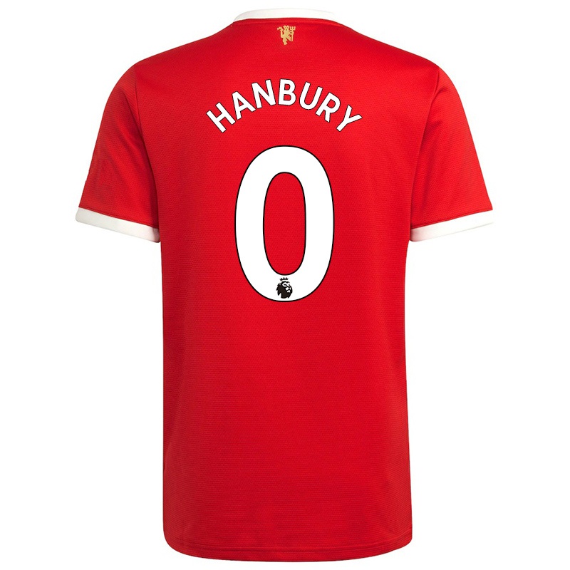 Mulher Camisola Eric Hanbury #0 Vermelho Principal 2021/22 Camisa