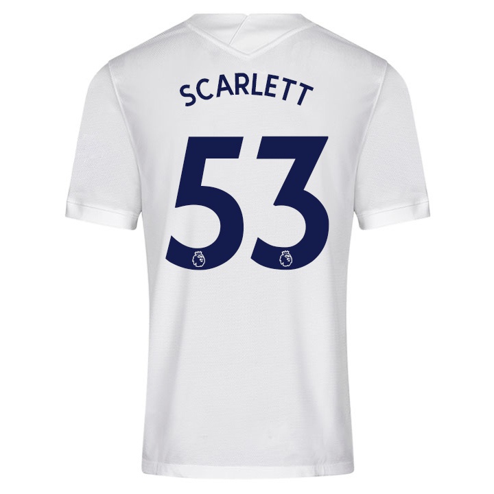 Mulher Camisola Dane Scarlett #53 Branco Principal 2021/22 Camisa