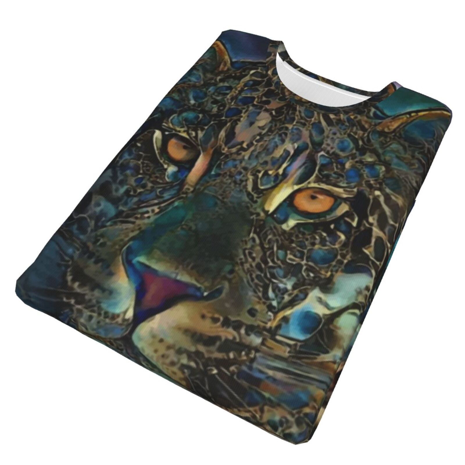 Camiseta Clássica Laria Leopard Elementos De Mídia Mista