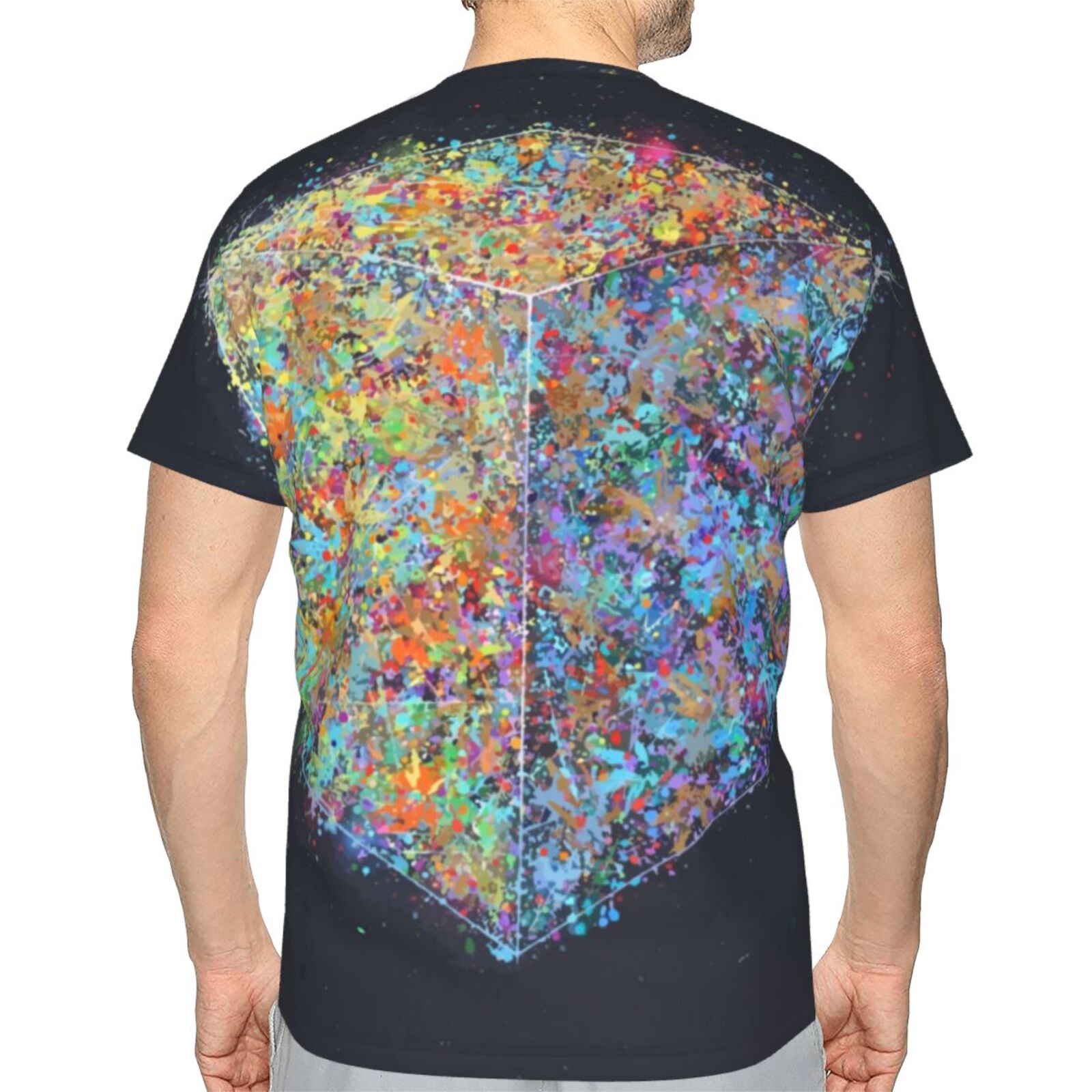 Camiseta Clássica Matrix Elementos De Pintura