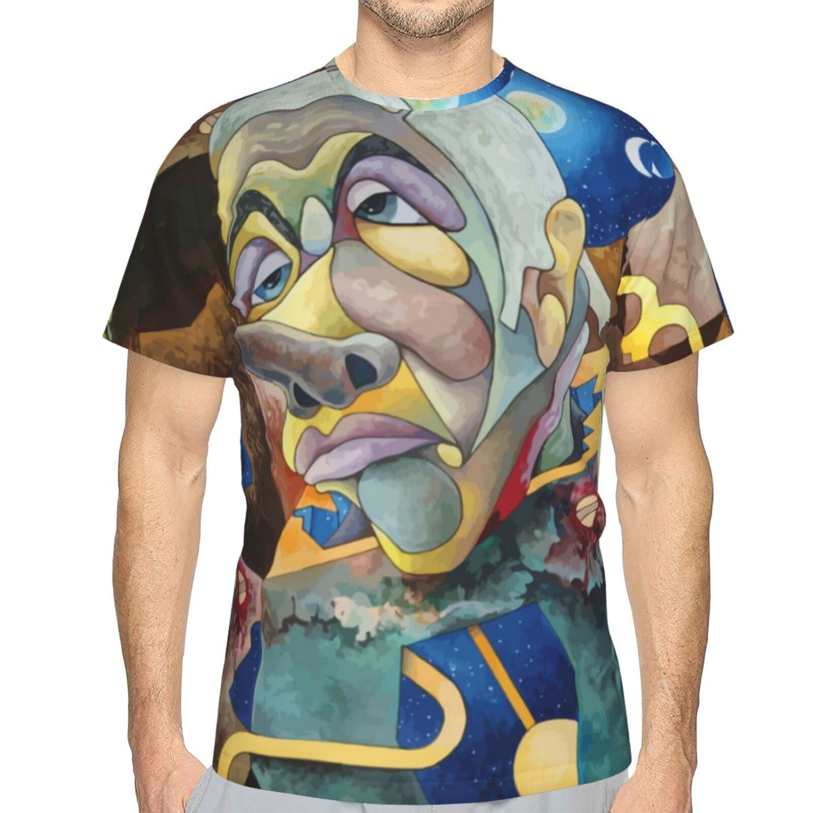 Camiseta Clássica Sans Commentaire Elementos De Pintura