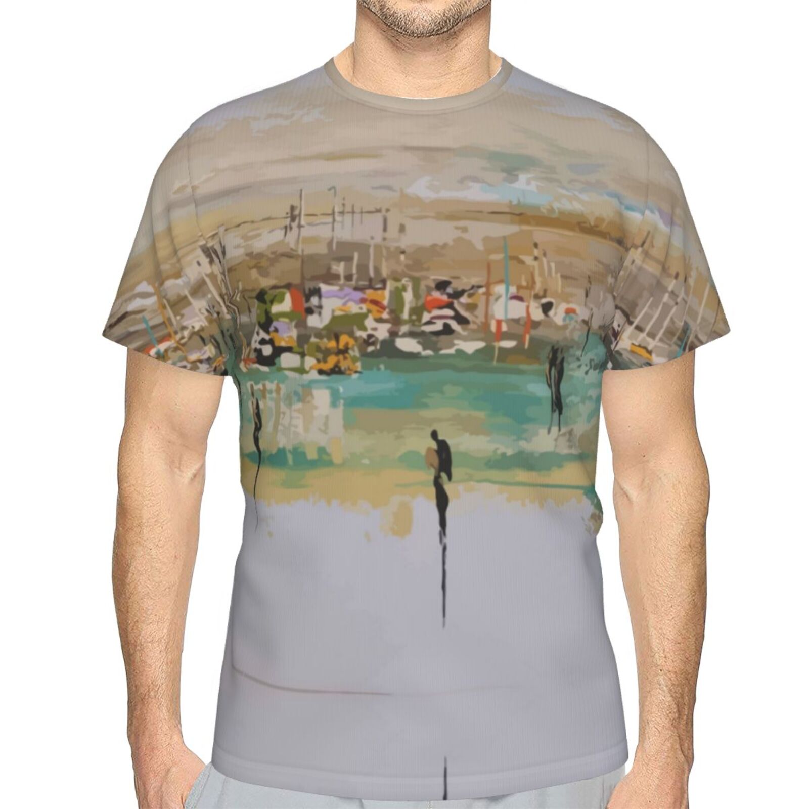 Camiseta Clássica Leclaircie 2021 Elementos De Pintura