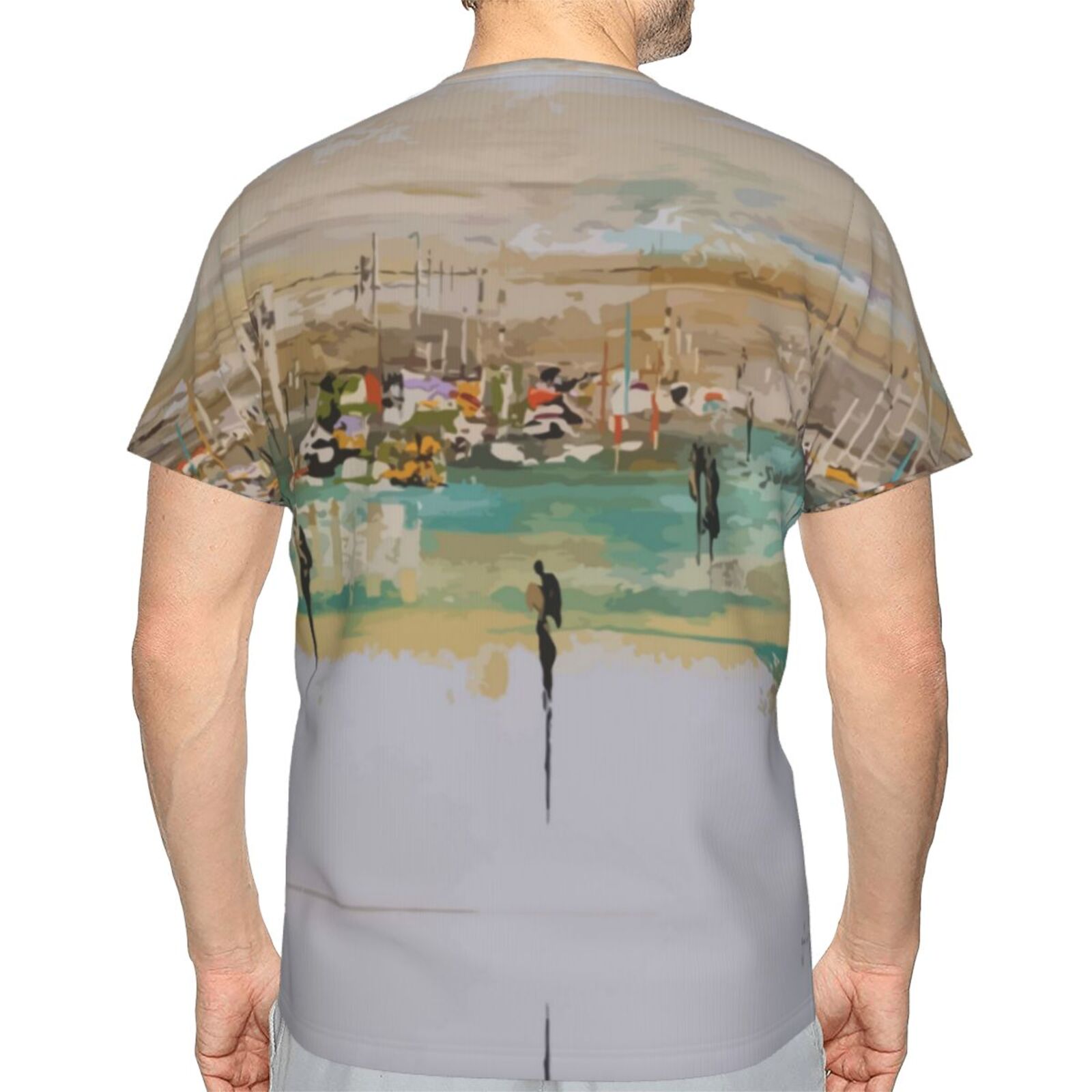 Camiseta Clássica Leclaircie 2021 Elementos De Pintura