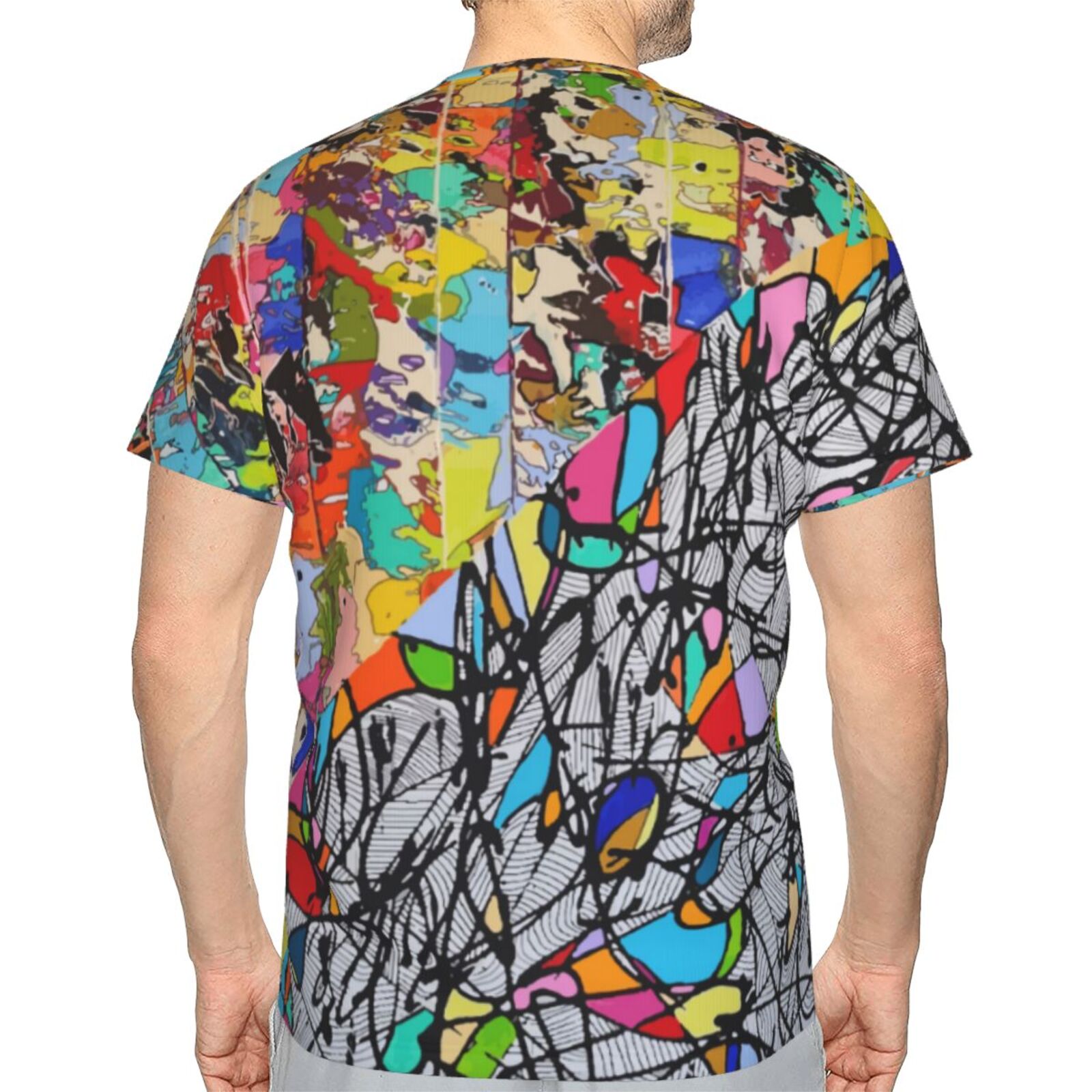 Camiseta Clássica Do Si Josais Elementos De Pintura