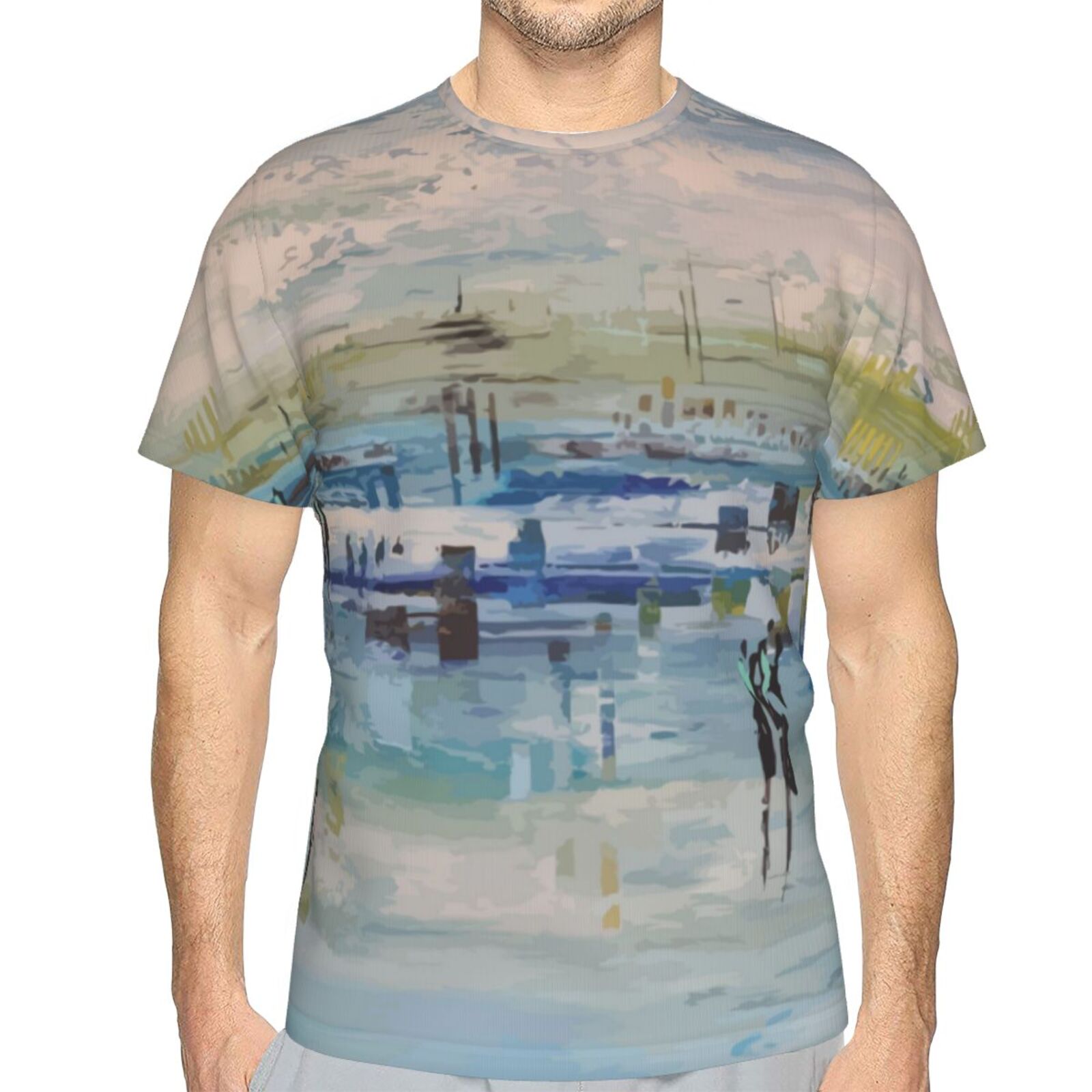 Camiseta Clássica A Nous Elementos De Pintura