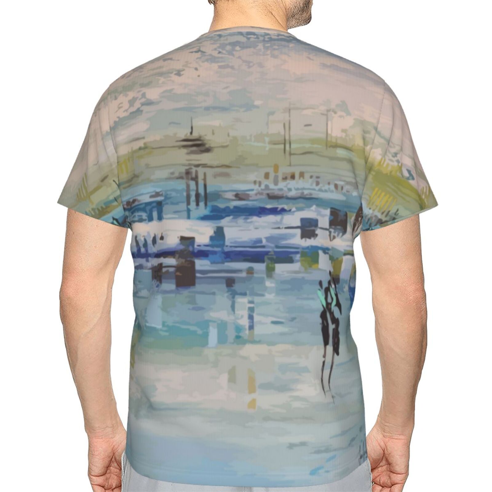 Camiseta Clássica A Nous Elementos De Pintura